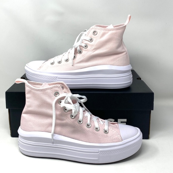 Converse Chuck Taylor Move Platform Canvas Pink Shoes Kid Women Sneakers A03629C - Picture 5 of 11